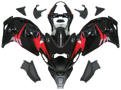 Carene 1999-2007 Suzuki GSX1300 Hayabusa Nero e Rosso Hayabusa Racing Generico