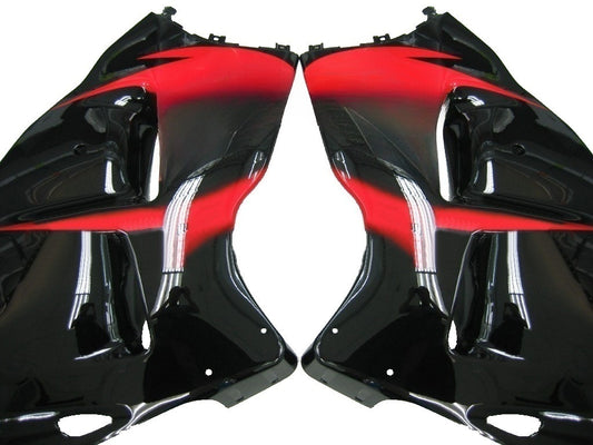 Carene 1999-2007 Suzuki GSX1300 Hayabusa Nero e Rosso Hayabusa Racing Generico