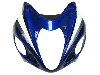 Carene 1999-2007 Suzuki GSX1300 Hayabusa Argento e Blu Hayabusa Racing Generico