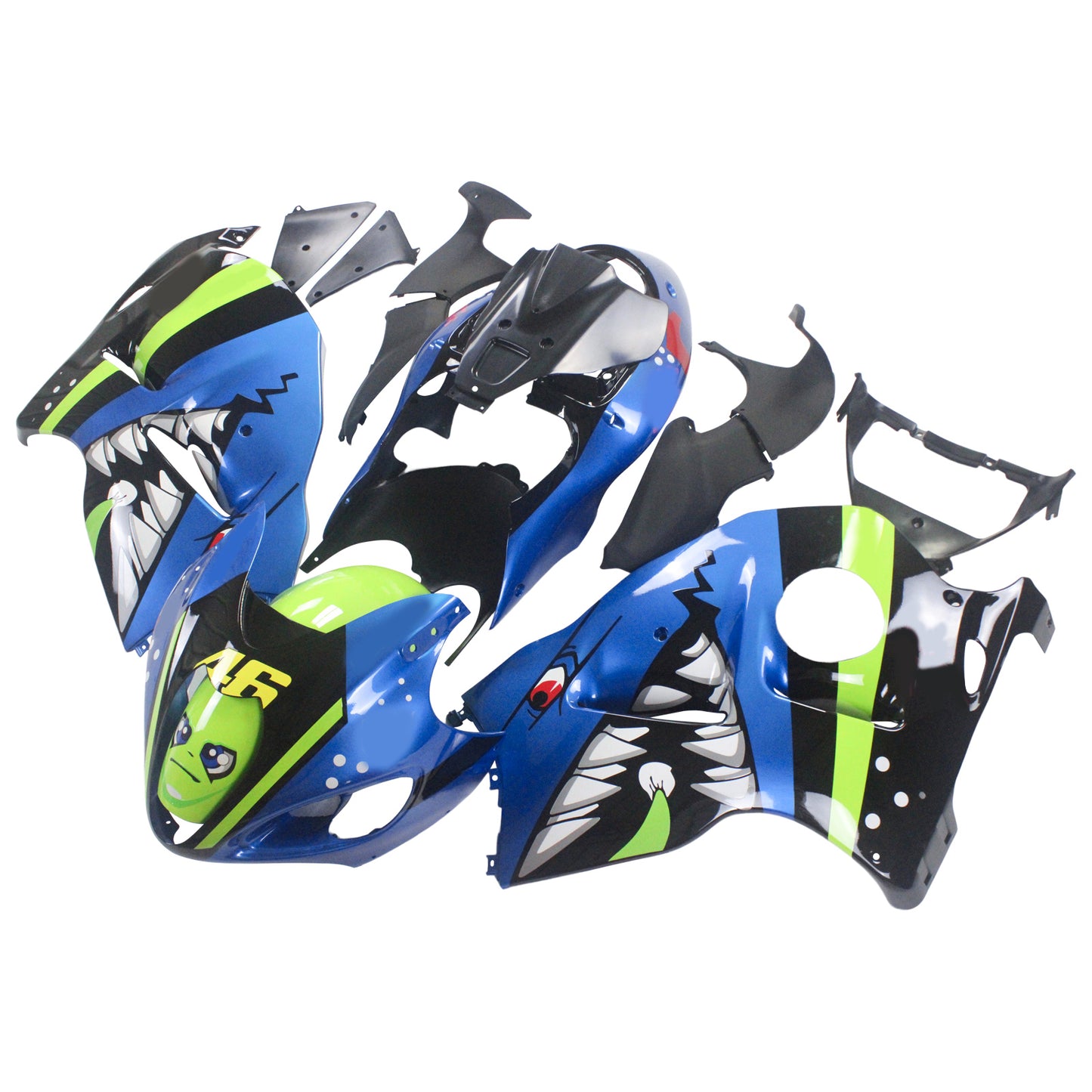 Suzuki Hayabusa GSXR1300 1999-2007 Kit Carenatura Carrozzeria Plastica ABS