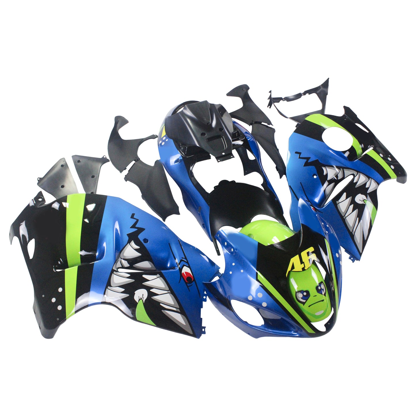 Suzuki Hayabusa GSXR1300 1999-2007 Kit Carenatura Carrozzeria Plastica ABS