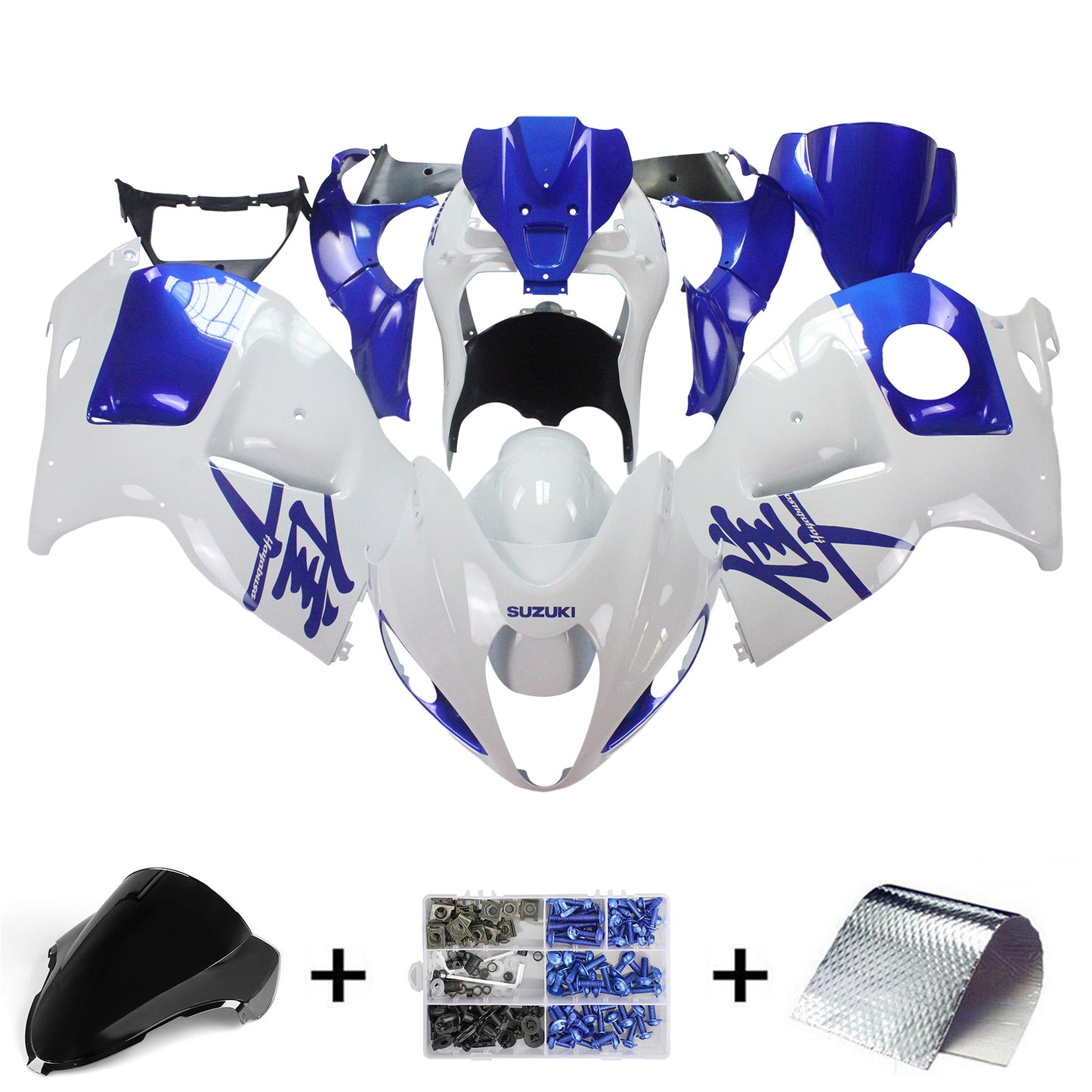 Suzuki Hayabusa GSXR1300 1999-2007 Kit Carenatura Carrozzeria Plastica ABS