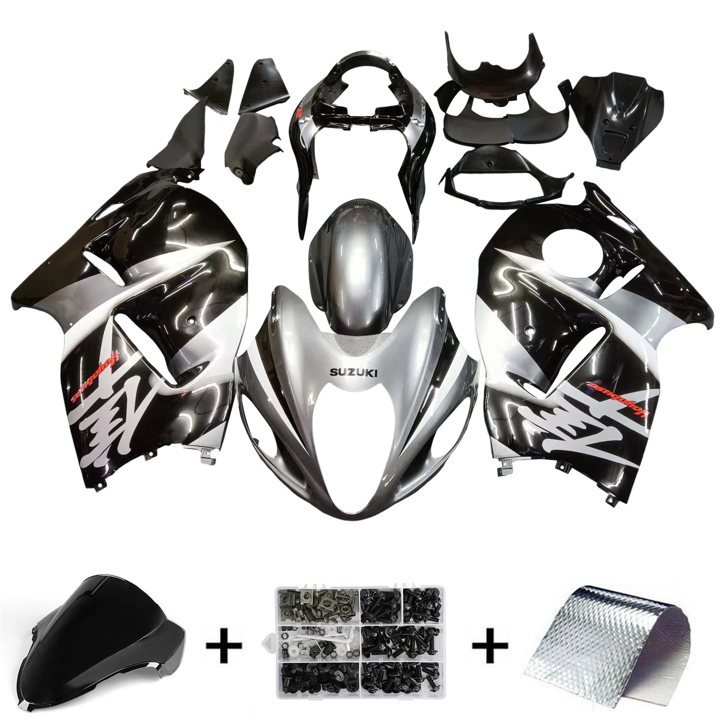 Suzuki Hayabusa GSXR1300 1999-2007 Kit Carenatura Carrozzeria Plastica ABS