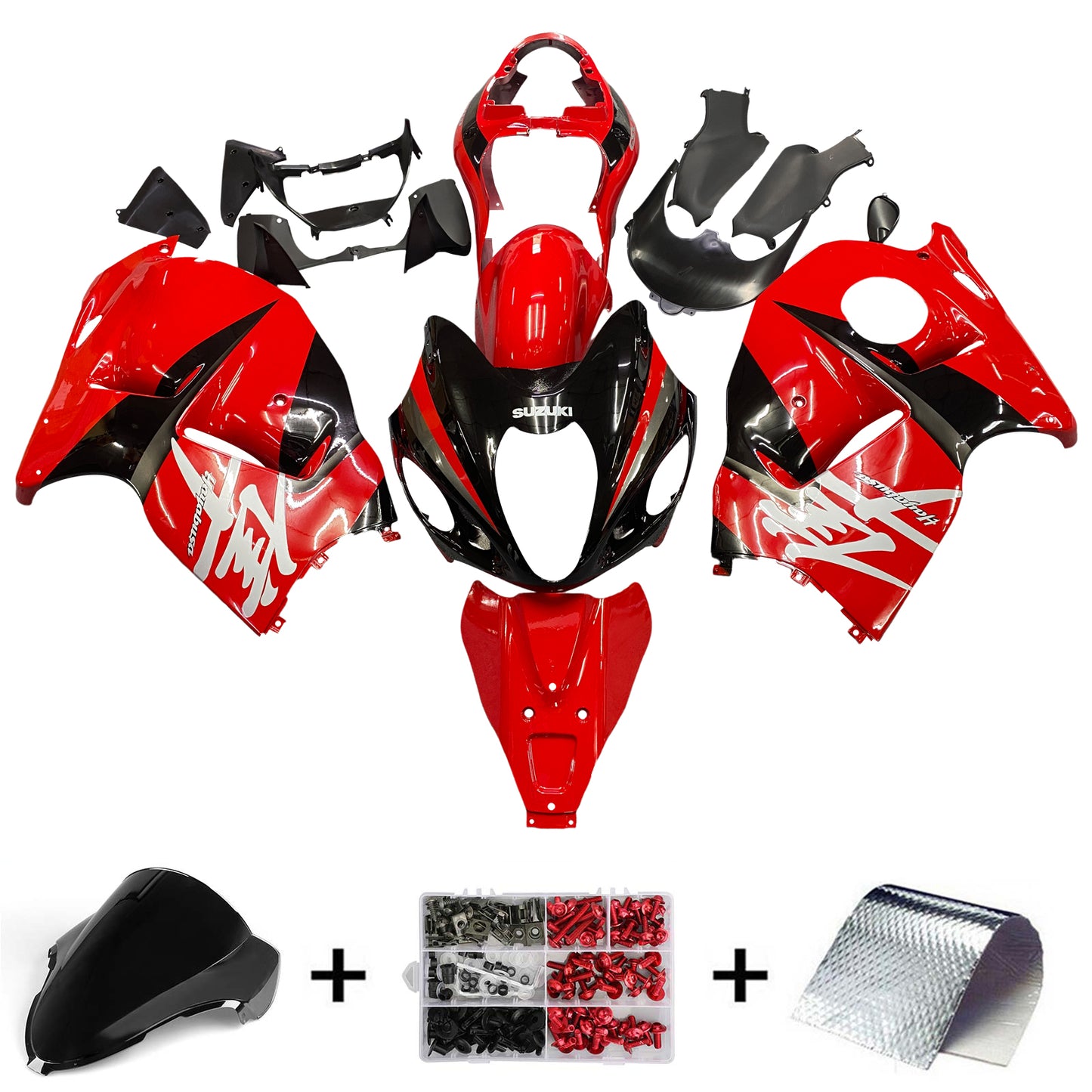 Suzuki Hayabusa GSXR1300 1999-2007 Kit Carenatura Carrozzeria Plastica ABS