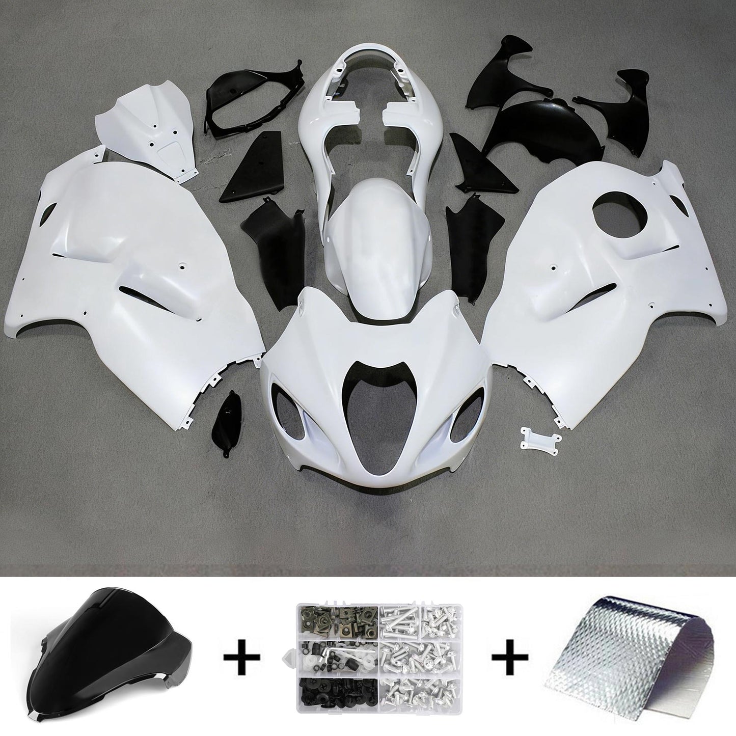 Amotopart Suzuki Hayabusa GSX1300R 1999-2007 Kit carena Carrozzeria Plastica ABS