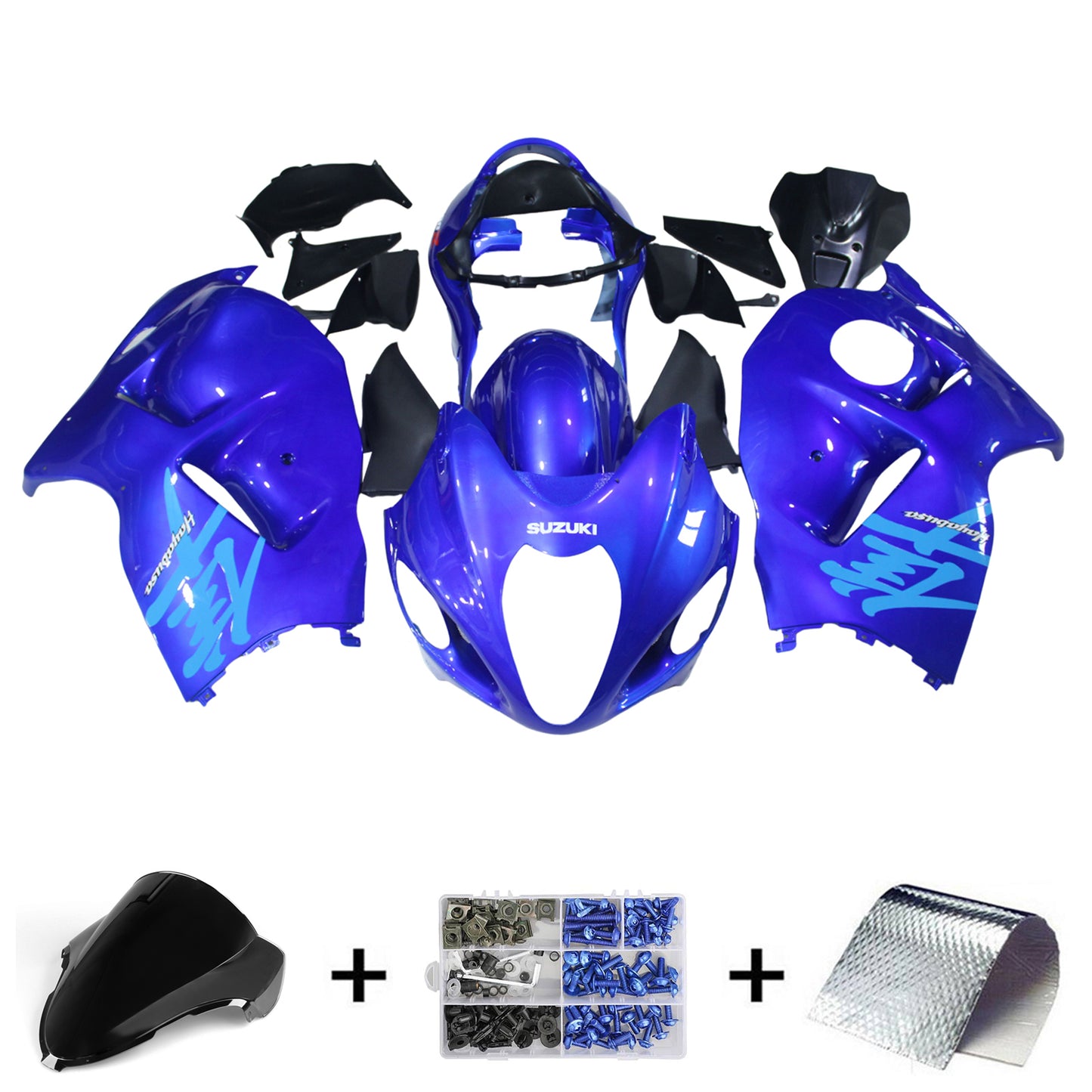 Amotopart Suzuki Hayabusa GSX1300R 1999-2007 Kit carena Carrozzeria Plastica ABS