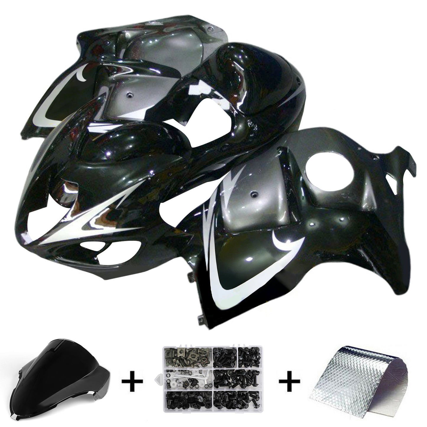 1999-2007 Suzuki Hayabusa GSX1300R Kit carena iniezione Carrozzeria Plastica ABS