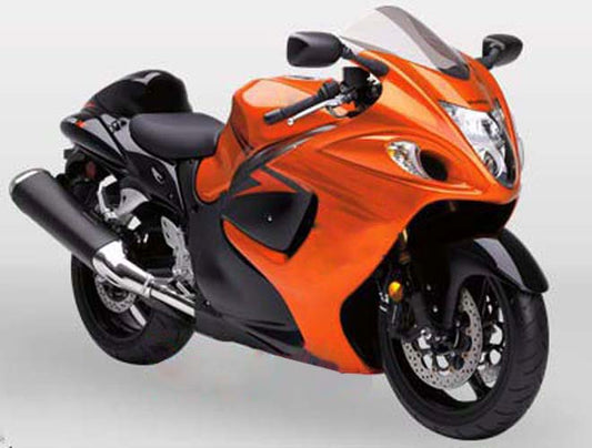 Carene 2008-2020 Suzuki GSX 1300 Hayabusa arancione metallizzato e nero Hayabusa generico