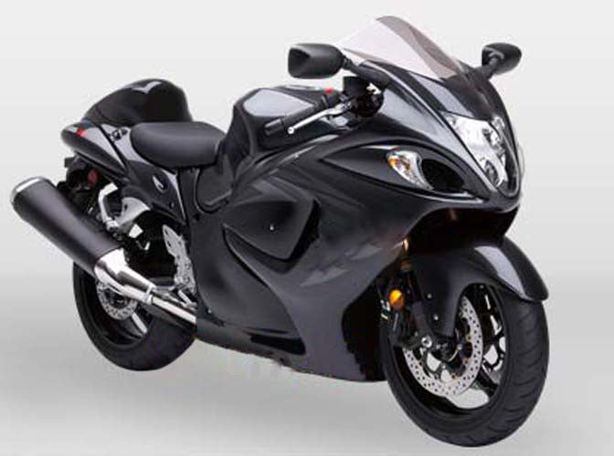 Carene Suzuki GSX 1300 Hayabusa All Black Hayabusa Racing (2008-2020) Generic