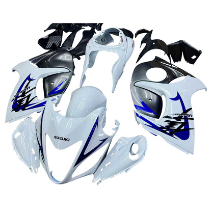 Carene 2008-2020 Suzuki GSX 1300 Hayabusa Bianco Grigio Blu Generico