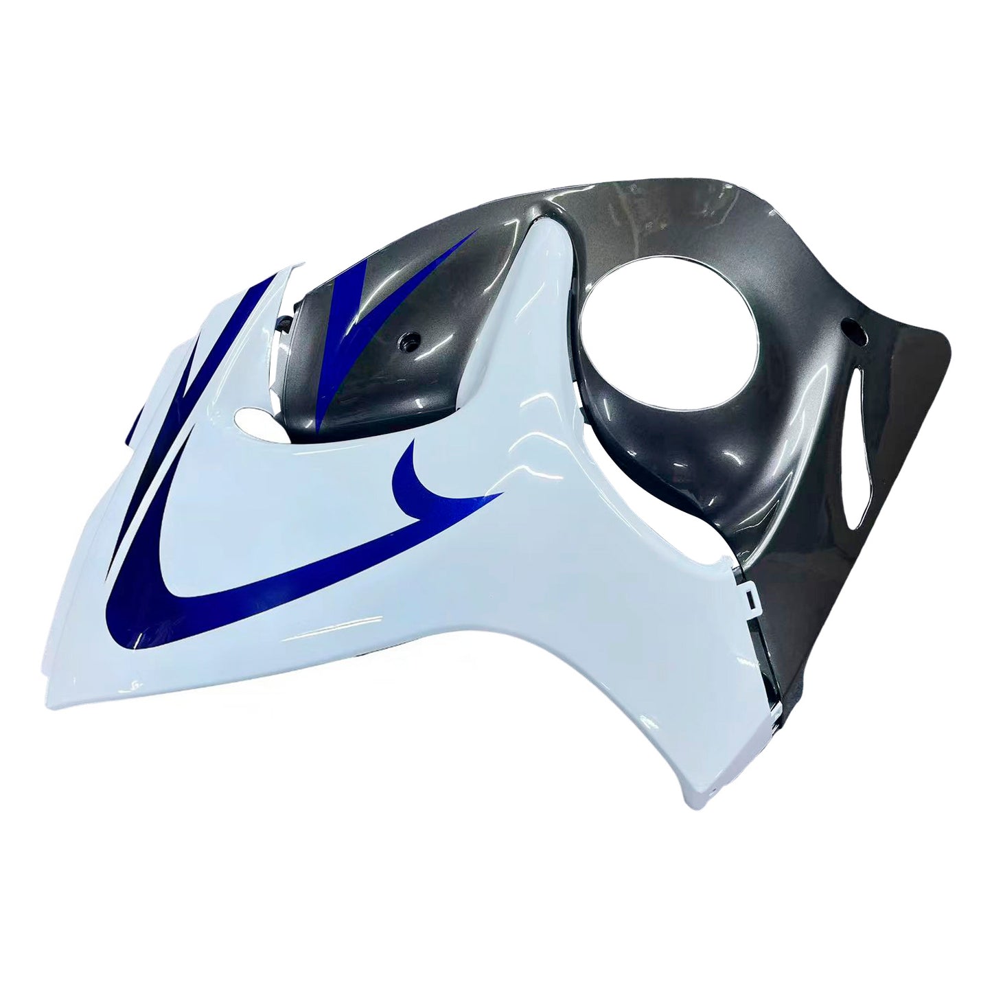 Carene 2008-2020 Suzuki GSX 1300 Hayabusa Bianco Grigio Blu Racing Generic