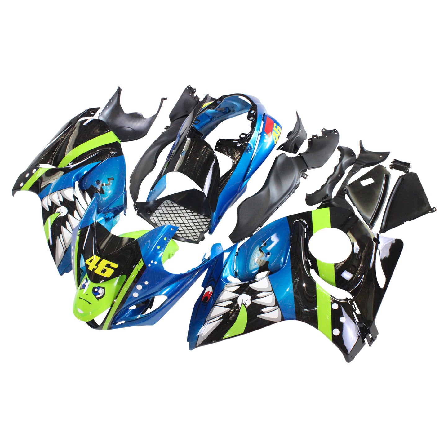 Suzuki Hayabusa GSXR1300 2008-2020 Kit Carena Carrozzeria Plastica ABS