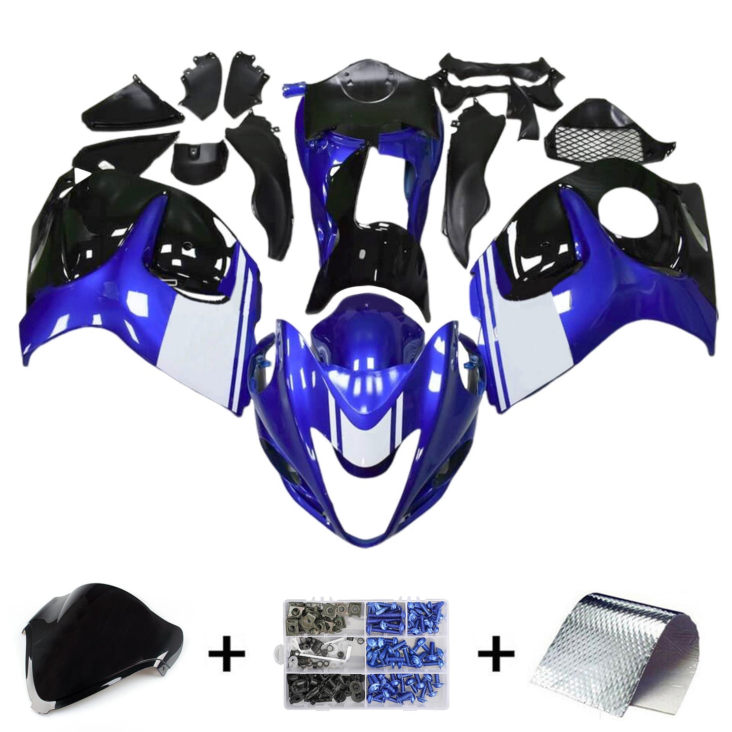 Kit carena iniezione Suzuki Hayabusa GSX1300R 2008-2020 Carrozzeria in plastica ABS