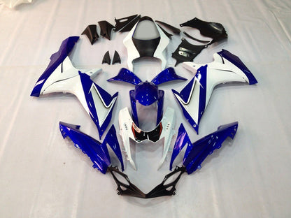 Amotopart 2011-2026 Suzuki GSX-R 600 750 K11 Kit blu e blu e bianco