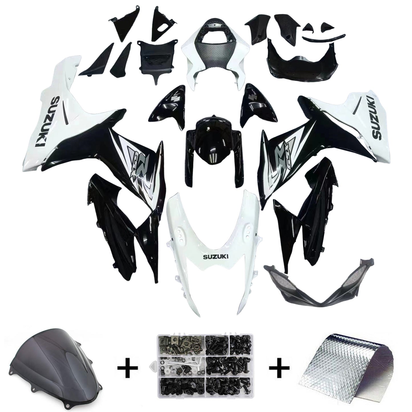 Suzuki GSXR 600/750 2011-2022 Kit carena K11 Carrozzeria Plastica ABS