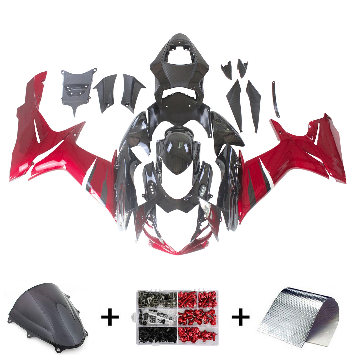Suzuki GSXR 600/750 2011-2026 Kit carena K11 Carrozzeria Plastica ABS