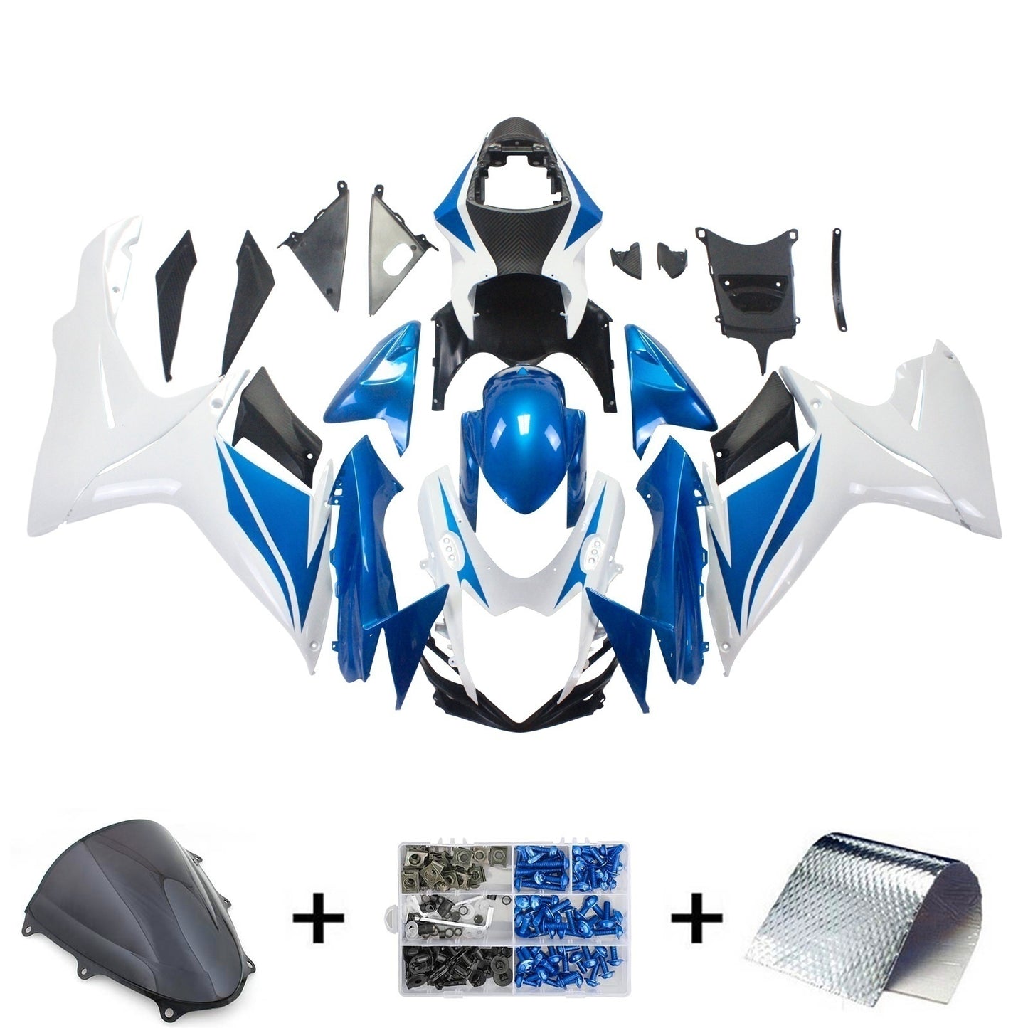 Suzuki GSXR 600/750 2011-2026 Kit carena K11 Carrozzeria Plastica ABS