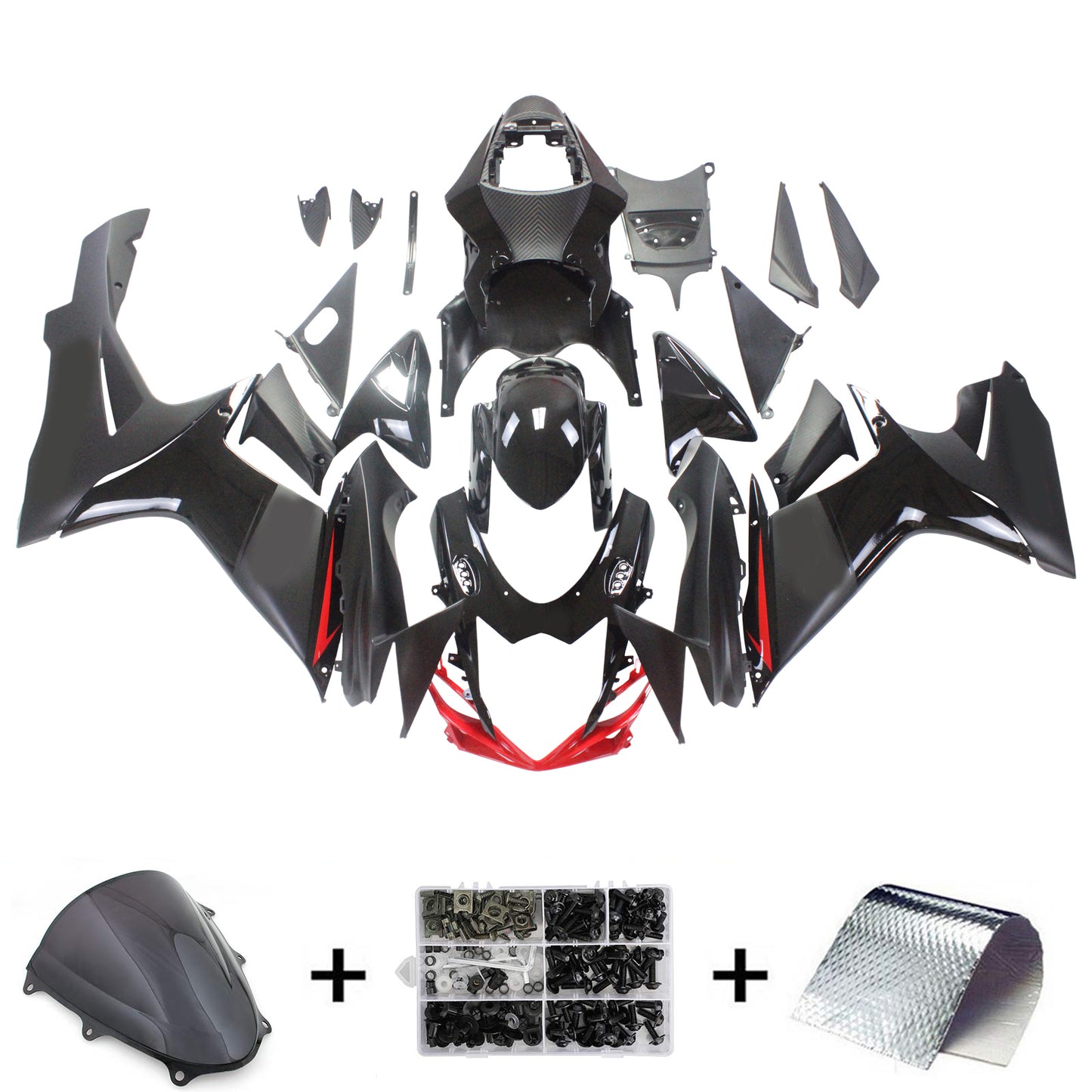 Suzuki GSXR 600/750 2011-2026 Kit carena K11 Carrozzeria Plastica ABS