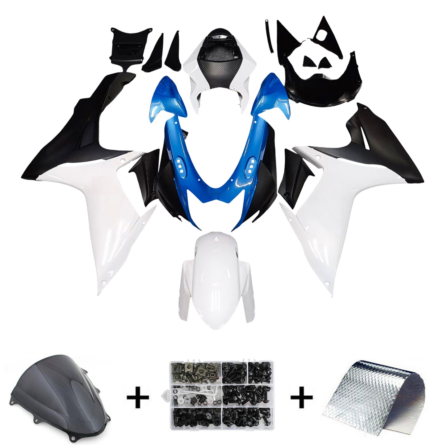 Suzuki GSXR 600/750 2011-2026 Kit carena K11 Carrozzeria Plastica ABS