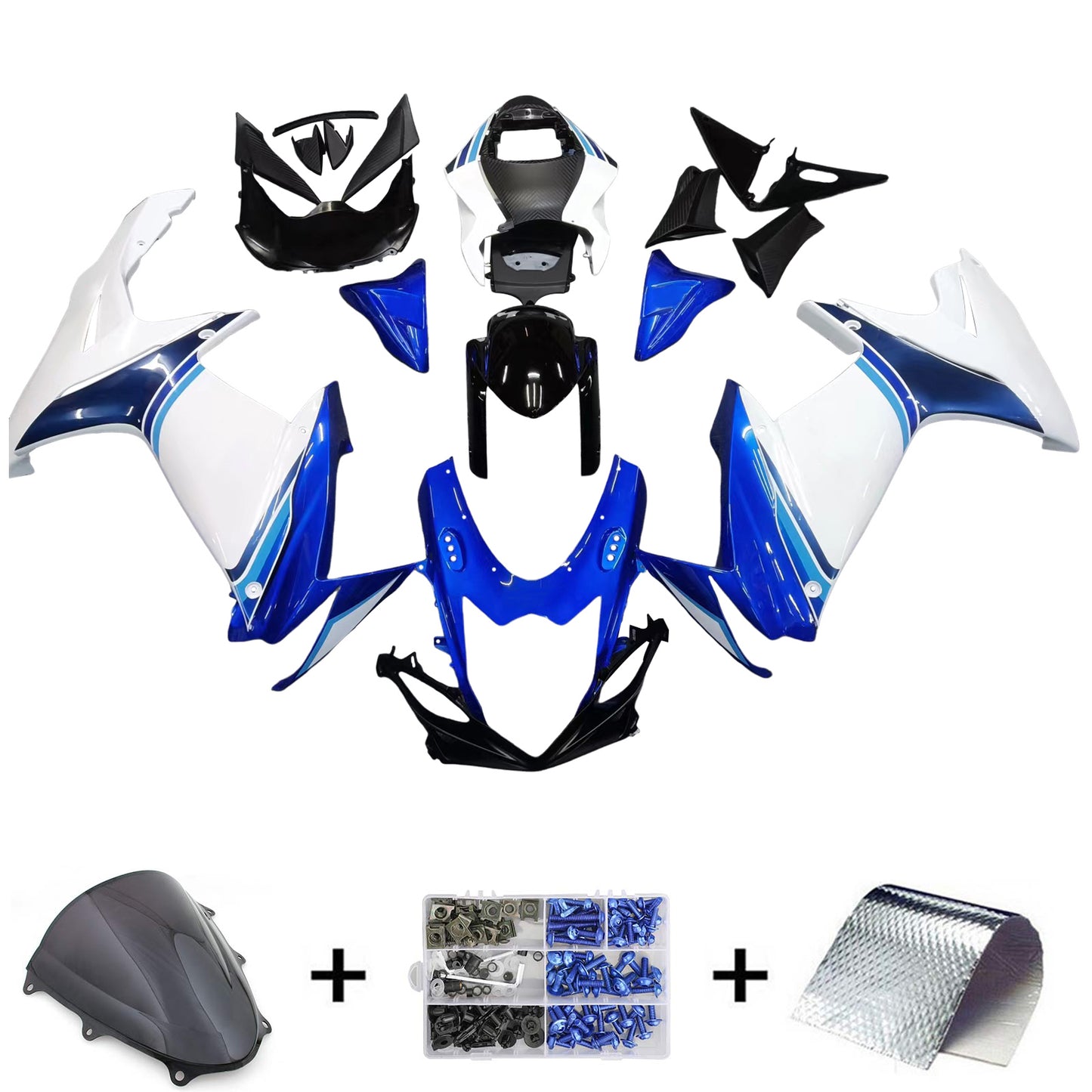 Suzuki GSXR 600/750 2011-2026 Kit carena K11 Carrozzeria Plastica ABS