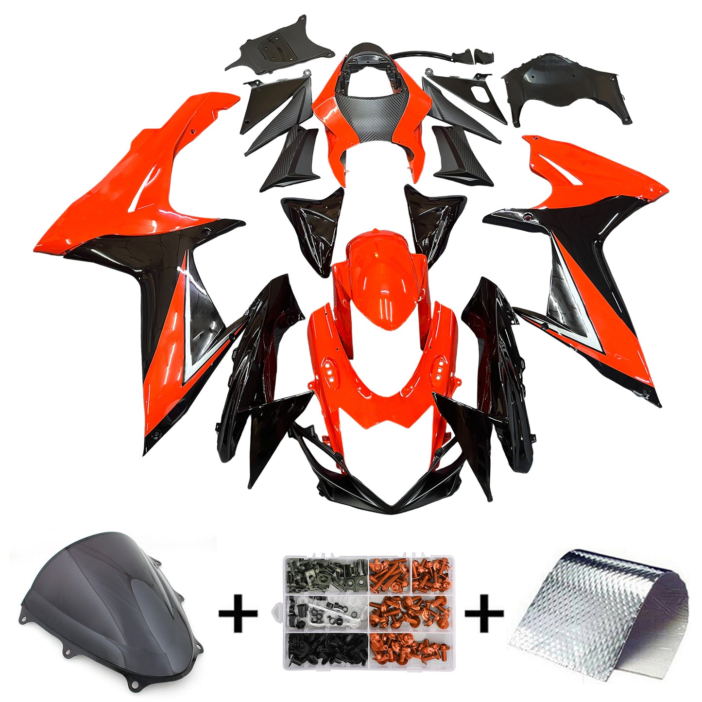 Amotopart Kit carena Suzuki GSXR 600/750 2011-2026 K11 Carrozzeria Plastica ABS