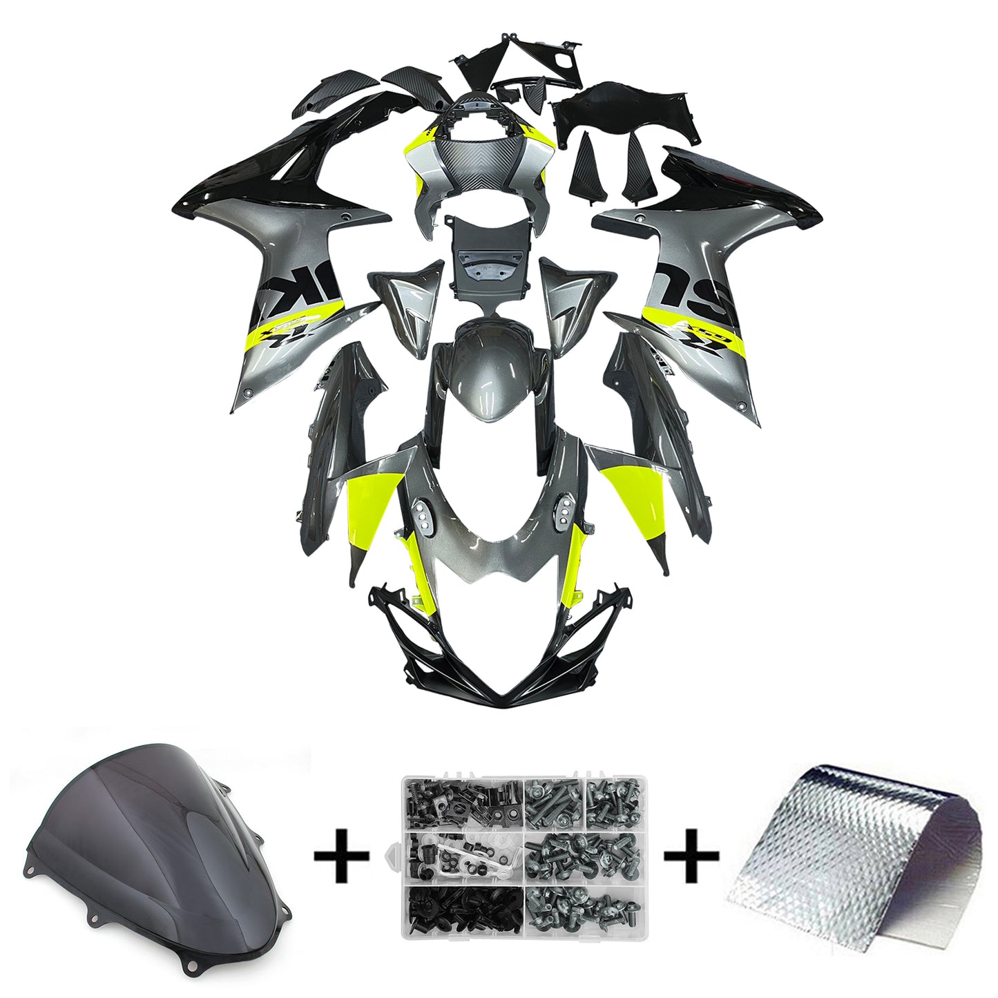 Amotopart Kit carena Suzuki GSXR 600/750 2011-2025 K11 Carrozzeria Plastica ABS