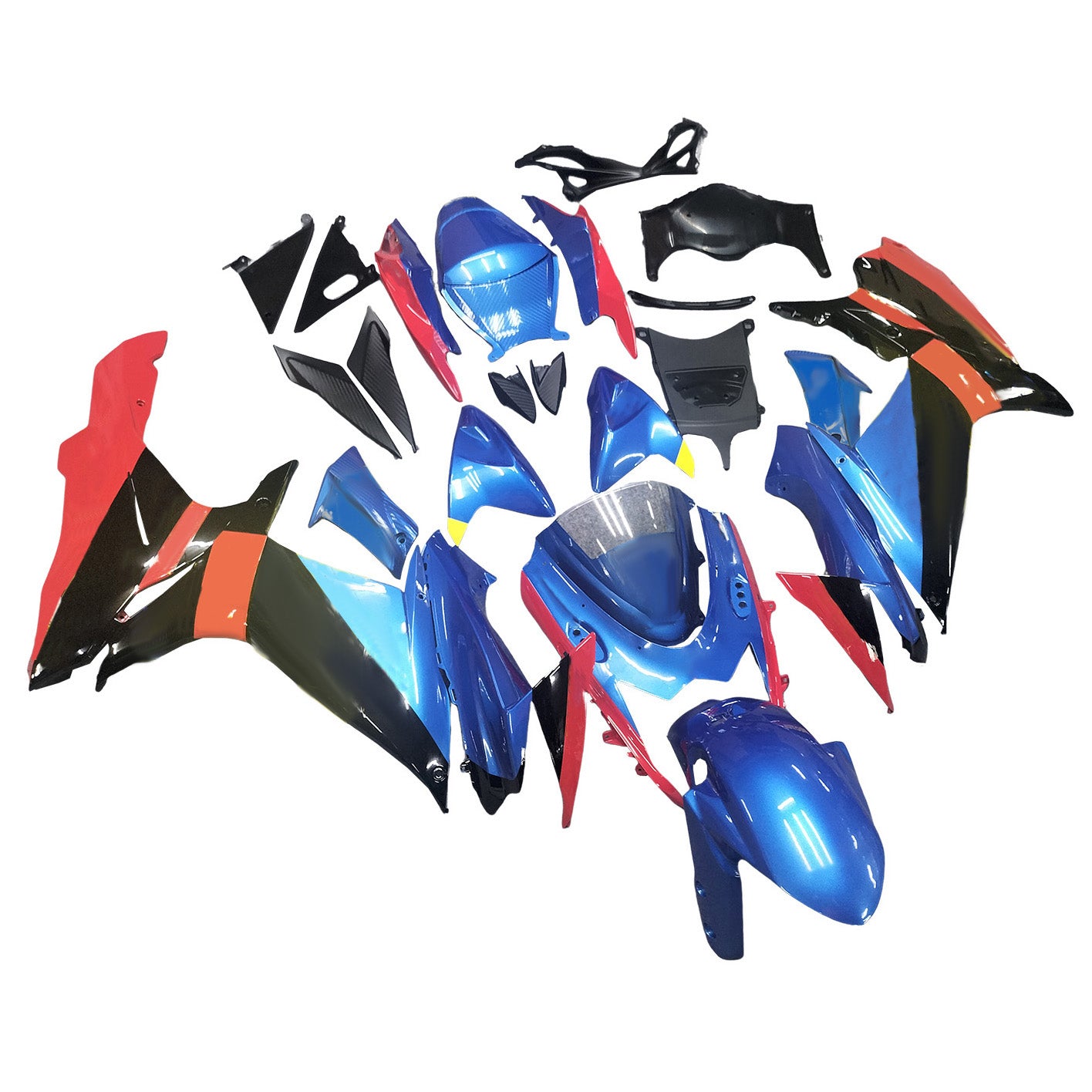 Amotopart Kit carena Suzuki GSXR 600/750 2011-2026 K11 Carrozzeria Plastica ABS
