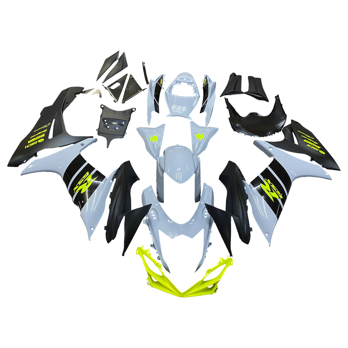 Amotopart Kit carena Suzuki GSXR 600/750 2011-2025 K11 Carrozzeria Plastica ABS
