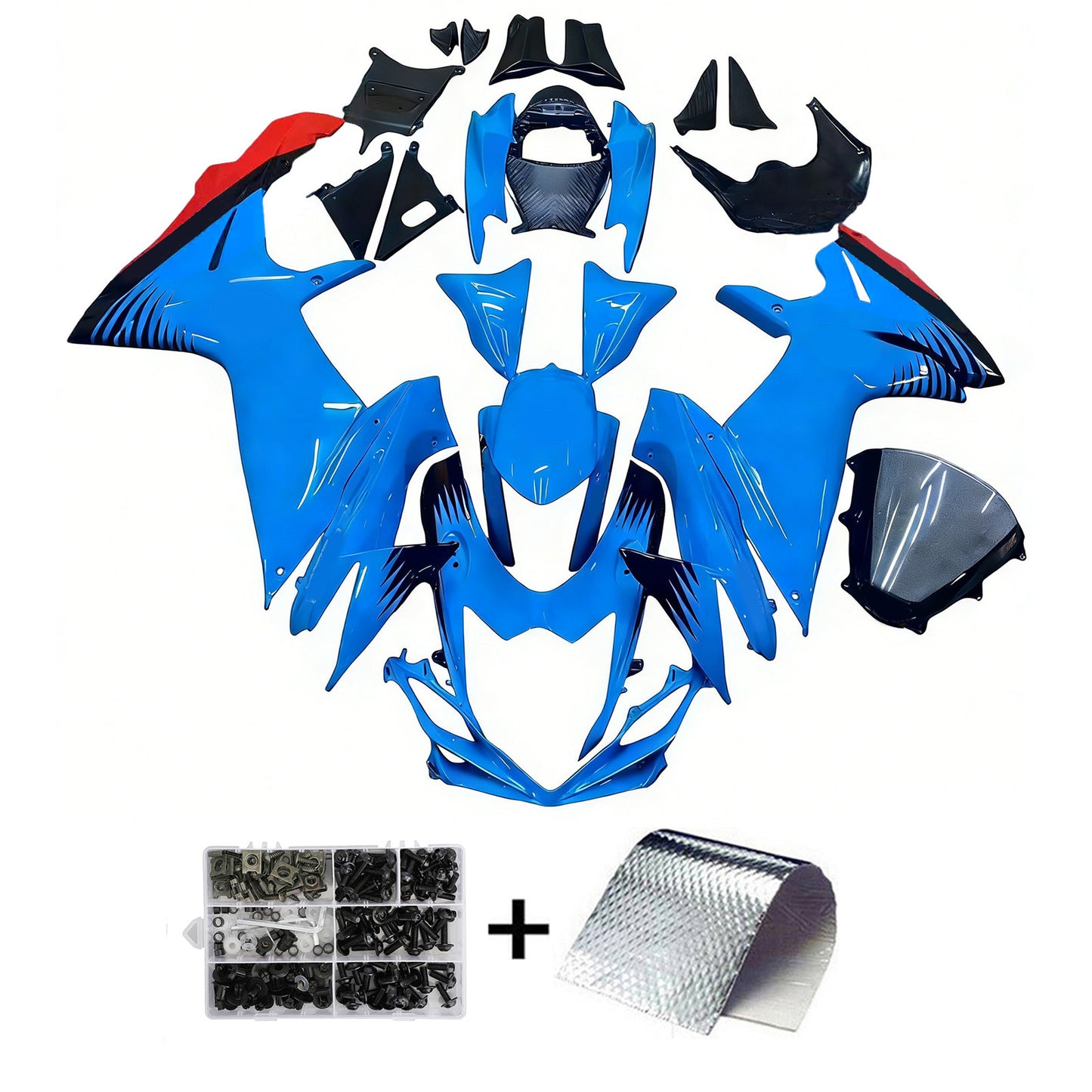 Kit carena iniezione Suzuki GSXR 600/750 K11 2011-2026 Carrozzeria in plastica ABS