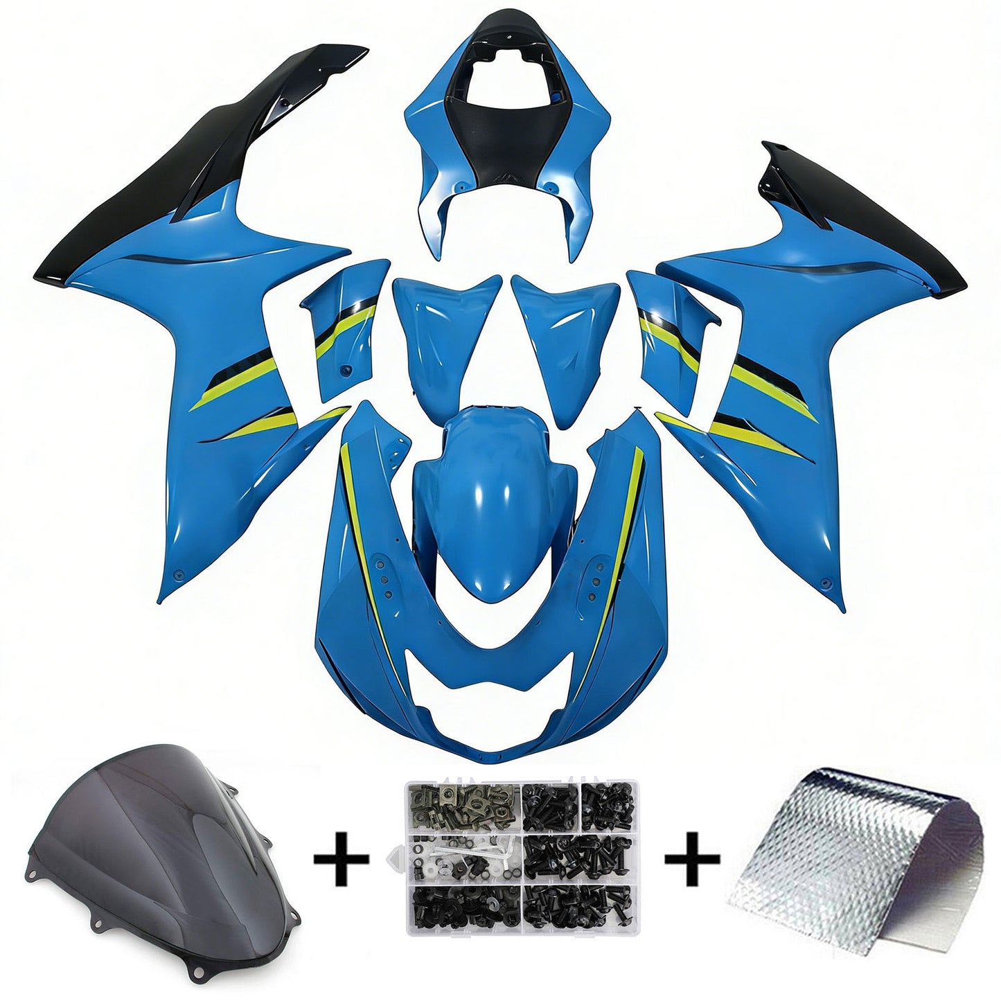 Kit carena iniezione Suzuki GSXR 600/750 K11 2011-2026 Carrozzeria in plastica ABS