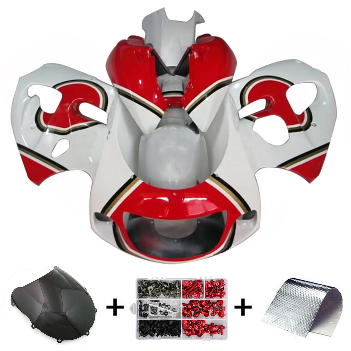 Amotopart Suzuki GSXR600 1996-2000 GSXR750 1996-1999 Kit carena Carrozzeria