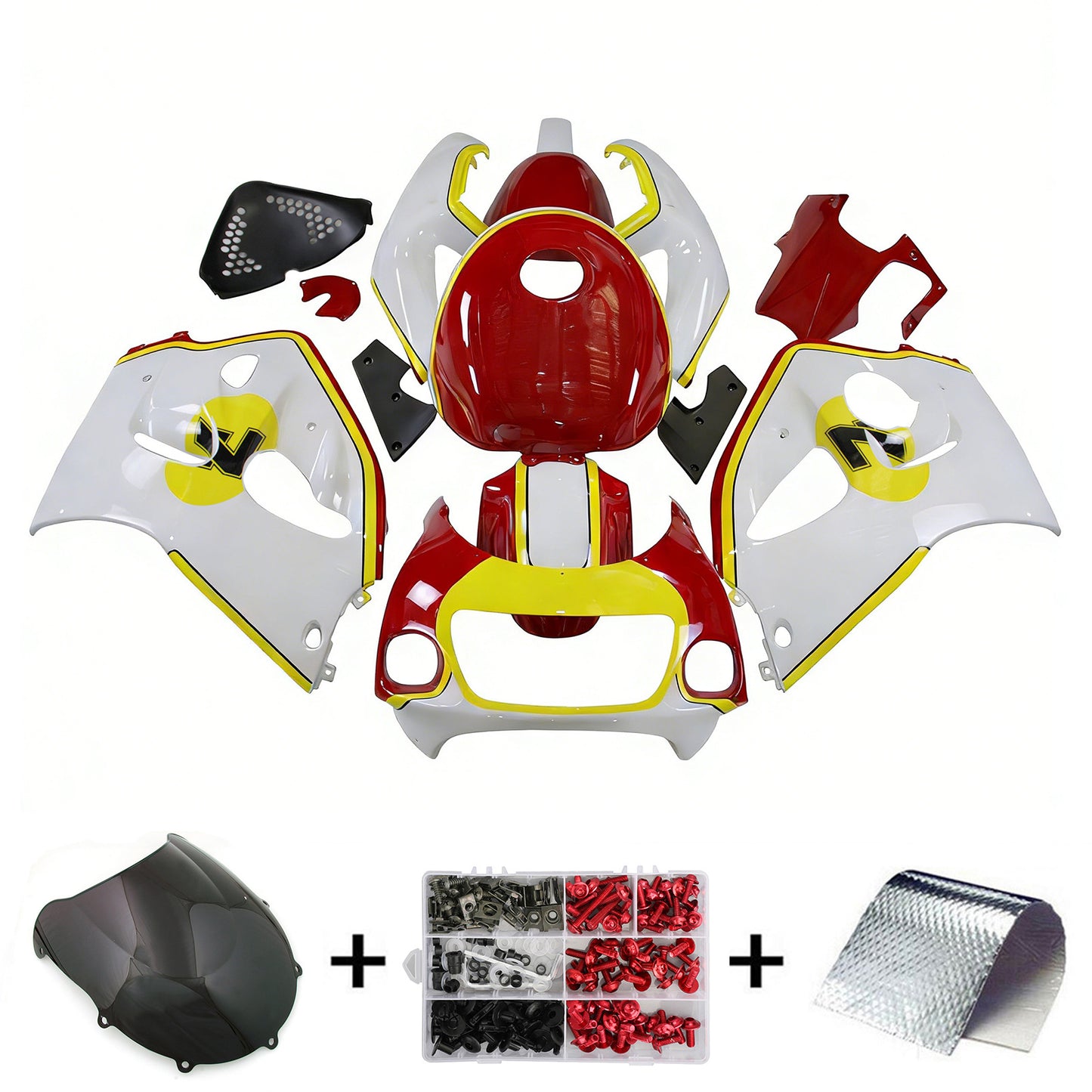 Amotopart Suzuki GSXR600 1996-2000 GSXR750 1996-1999 Kit carena Carrozzeria