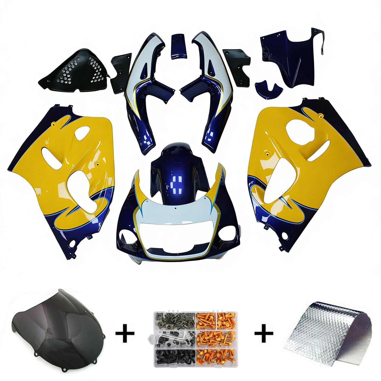 Amotopart Suzuki GSXR600 1996-2000 GSXR750 1996-1999 Kit carena Carrozzeria