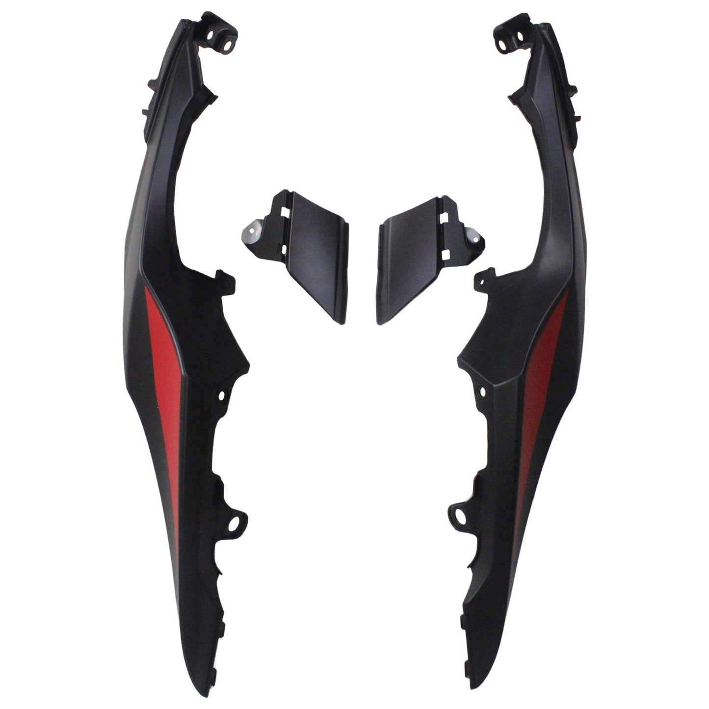 Amotopart Suzuki GSXR1000 2017-2020 K17 Nero con kit di vendita a logo rosso