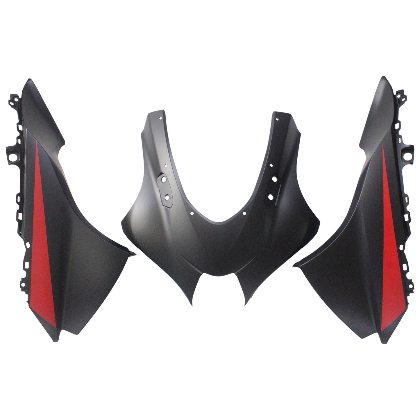 Amotopart Suzuki GSXR1000 2017-2020 K17 Nero con kit di vendita a logo rosso