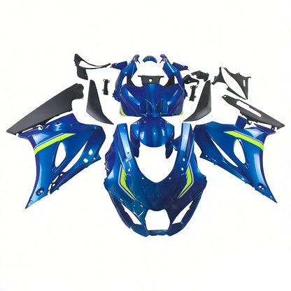Amotopart Suzuki GSXR1000 2017-2020 K17 kit di carenatura blu lucida