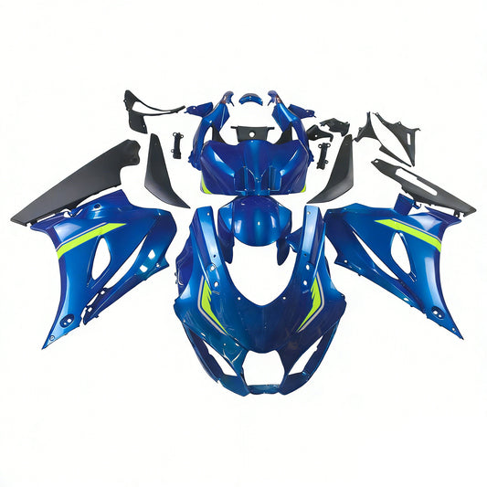 Amotopart Suzuki GSXR1000 2017-2020 K17 kit di carenatura blu lucida