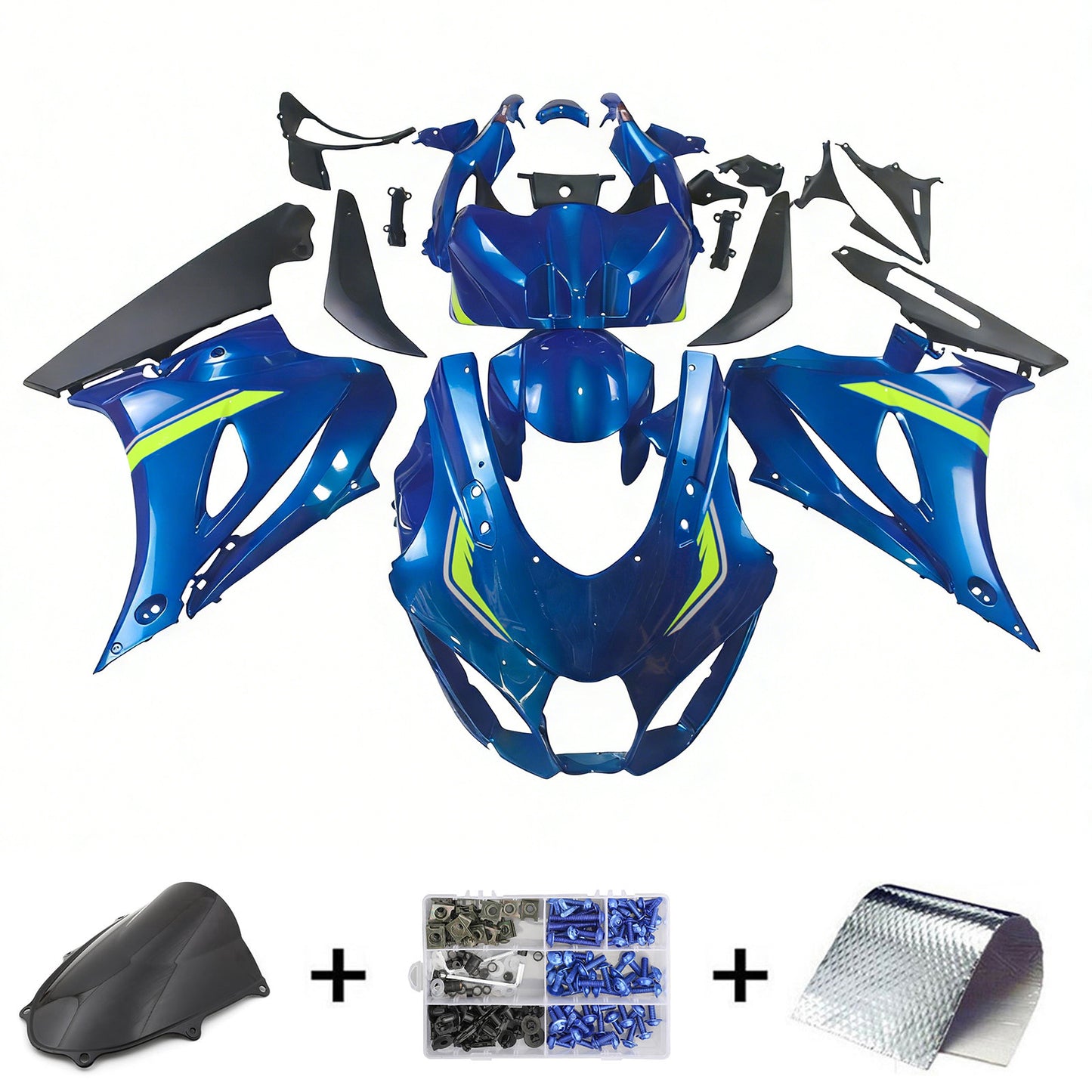 Suzuki GSXR1000 2017-2020 Kit carena K17 Carrozzeria Plastica ABS