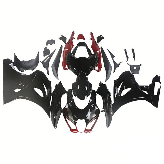 Amotopart Suzuki GSXR1000 2017-2020 K17 Kit di paura nera e rosso