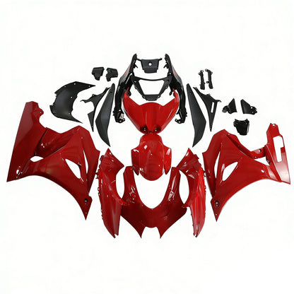 Amotopart Suzuki GSXR1000 2017-2020 K17 kit rosso e nero ridotto