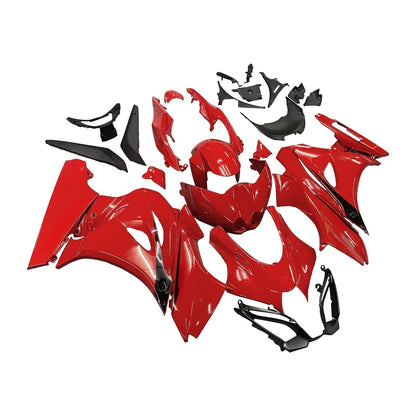 Amotopart Suzuki GSXR1000 2017-2020 K17 Kit di travestimento rosso Glelsy