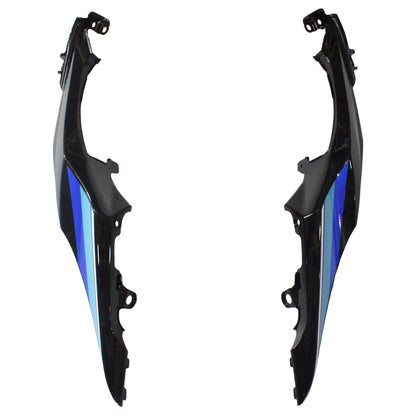 Amotopart Suzuki GSXR1000 2017-2020 K17 Black lucido con kit di spostamento del logo blu