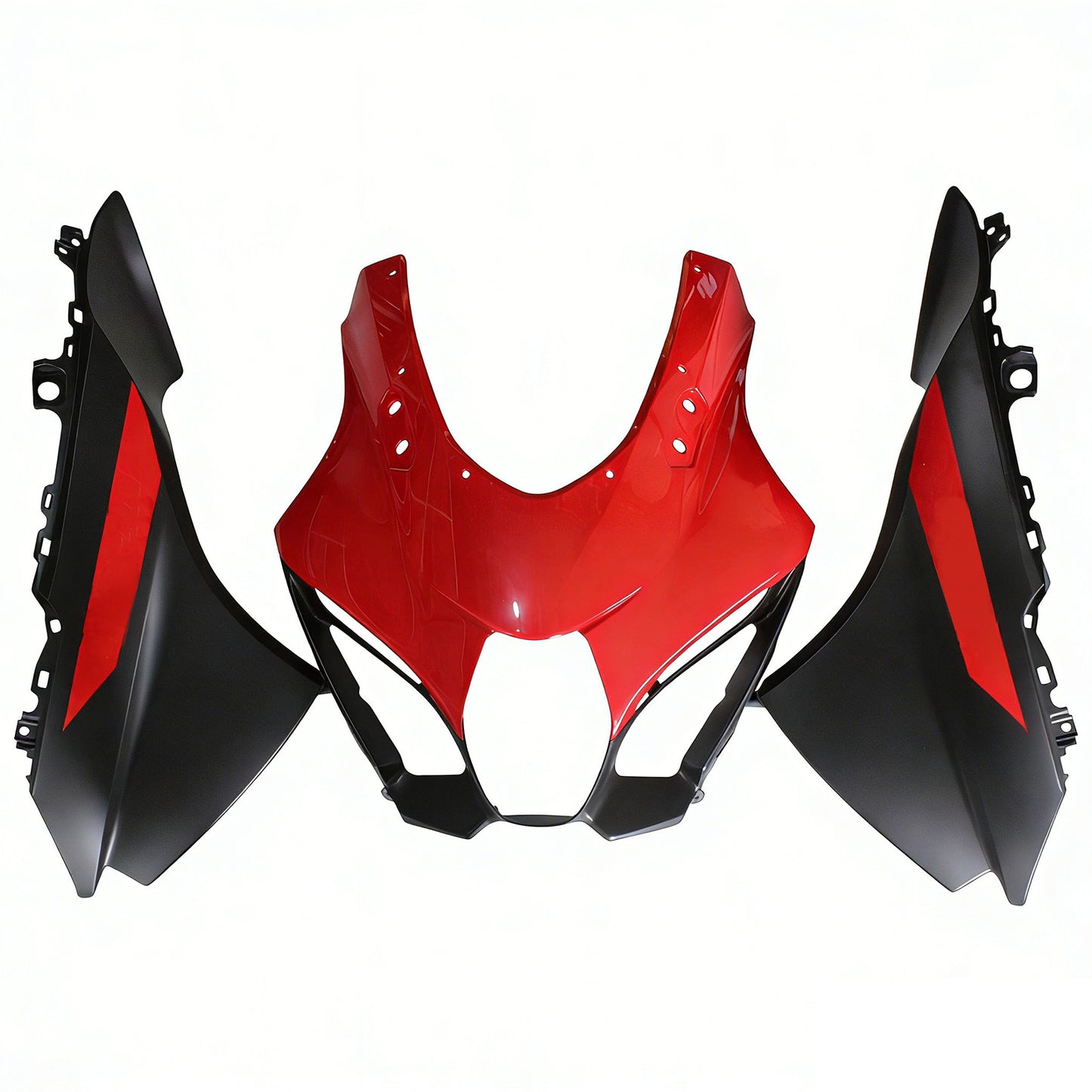 Amotopart Suzuki GSXR1000 2017-2020 K17 kit nero rosso glagsy