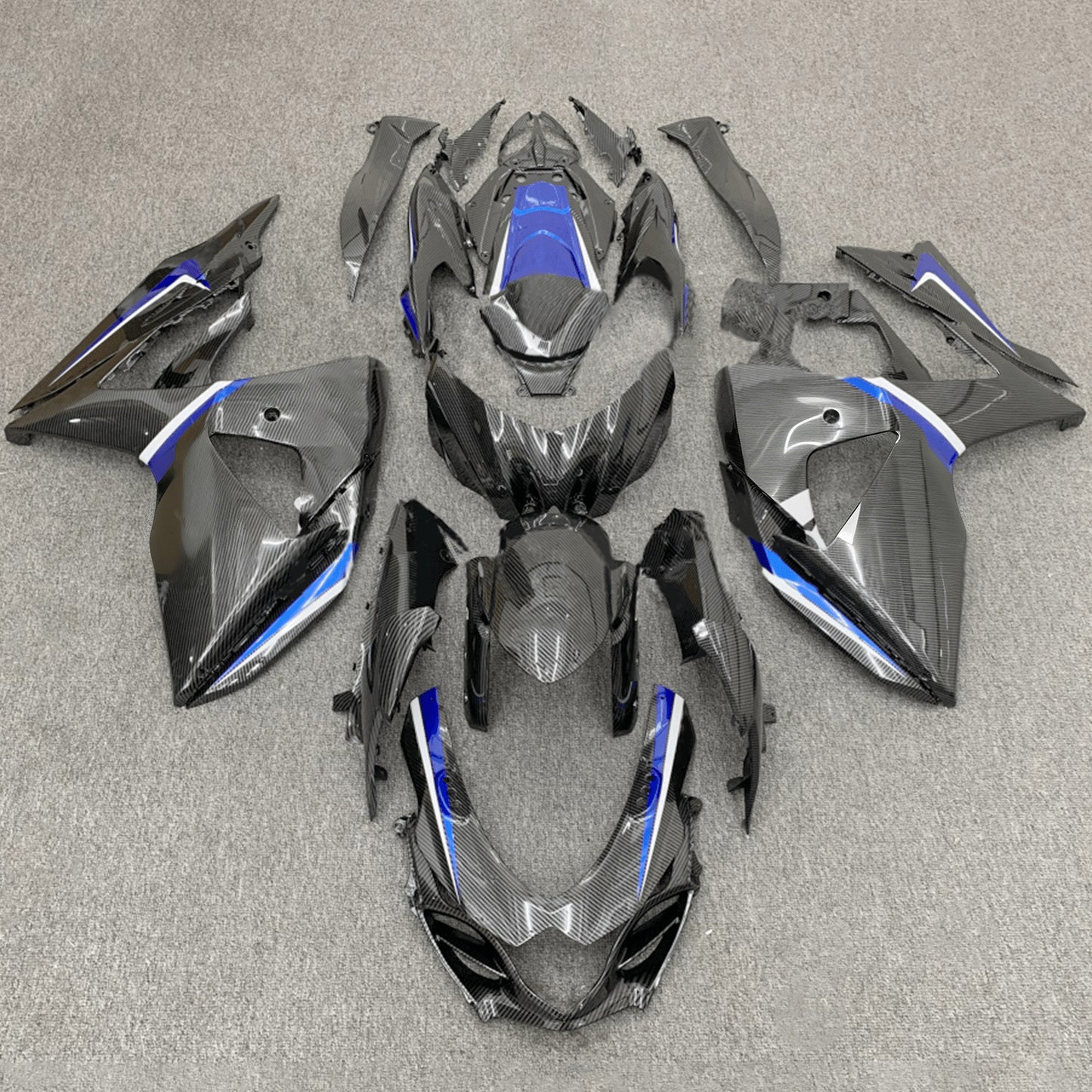 Amotopart Suzuki GSXR1000 2017-2023 K17 Kit carena Carrozzeria Plastica ABS