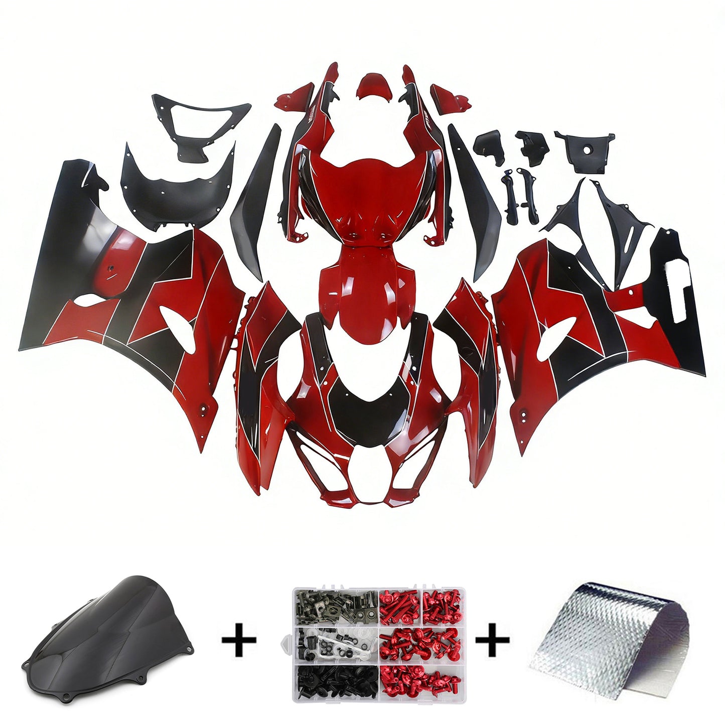 Amotopart Suzuki GSXR1000 2017-2023 K17 Kit carena Carrozzeria Plastica ABS