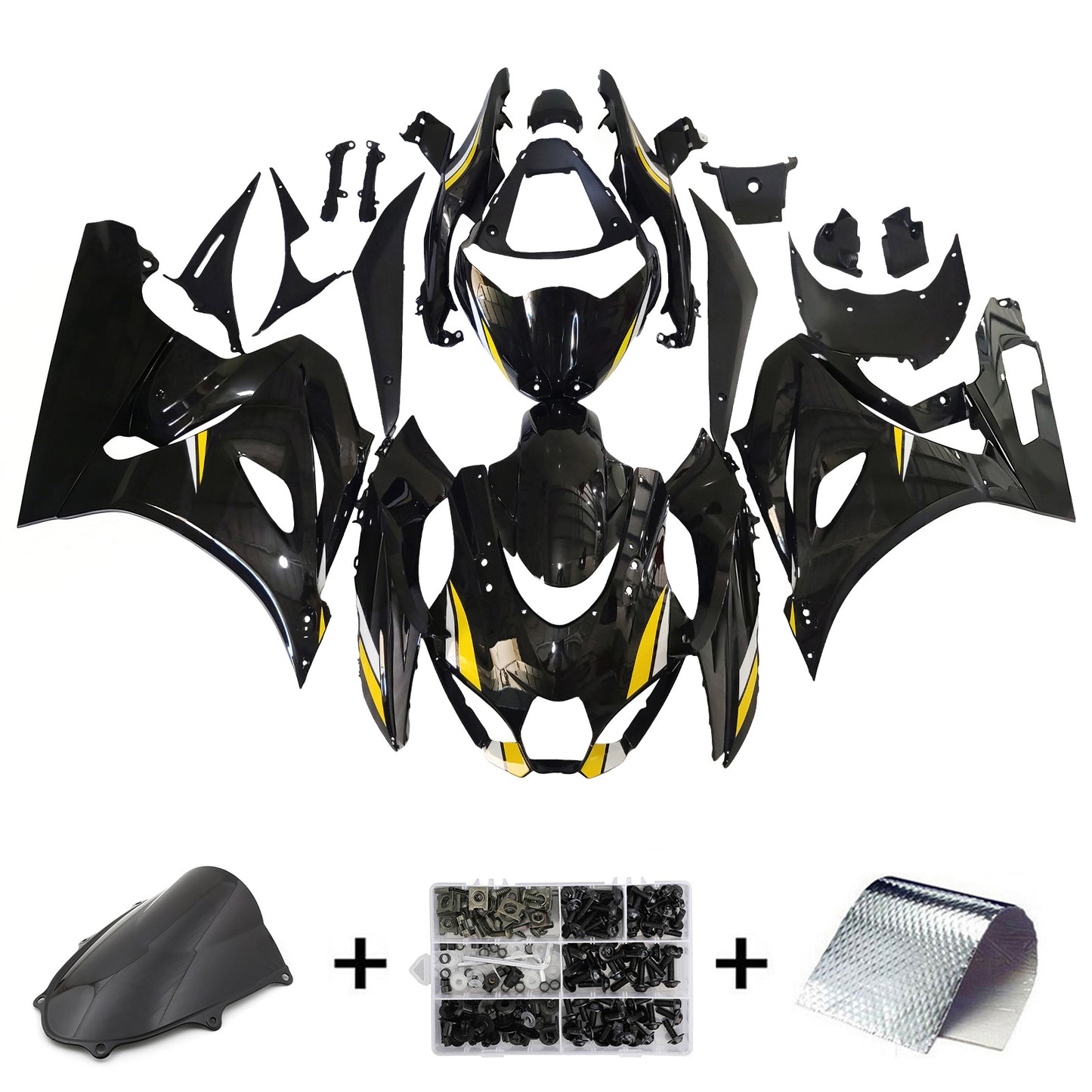 Amotopart Suzuki GSXR1000 2017-2023 K17 Kit carena Carrozzeria Plastica ABS