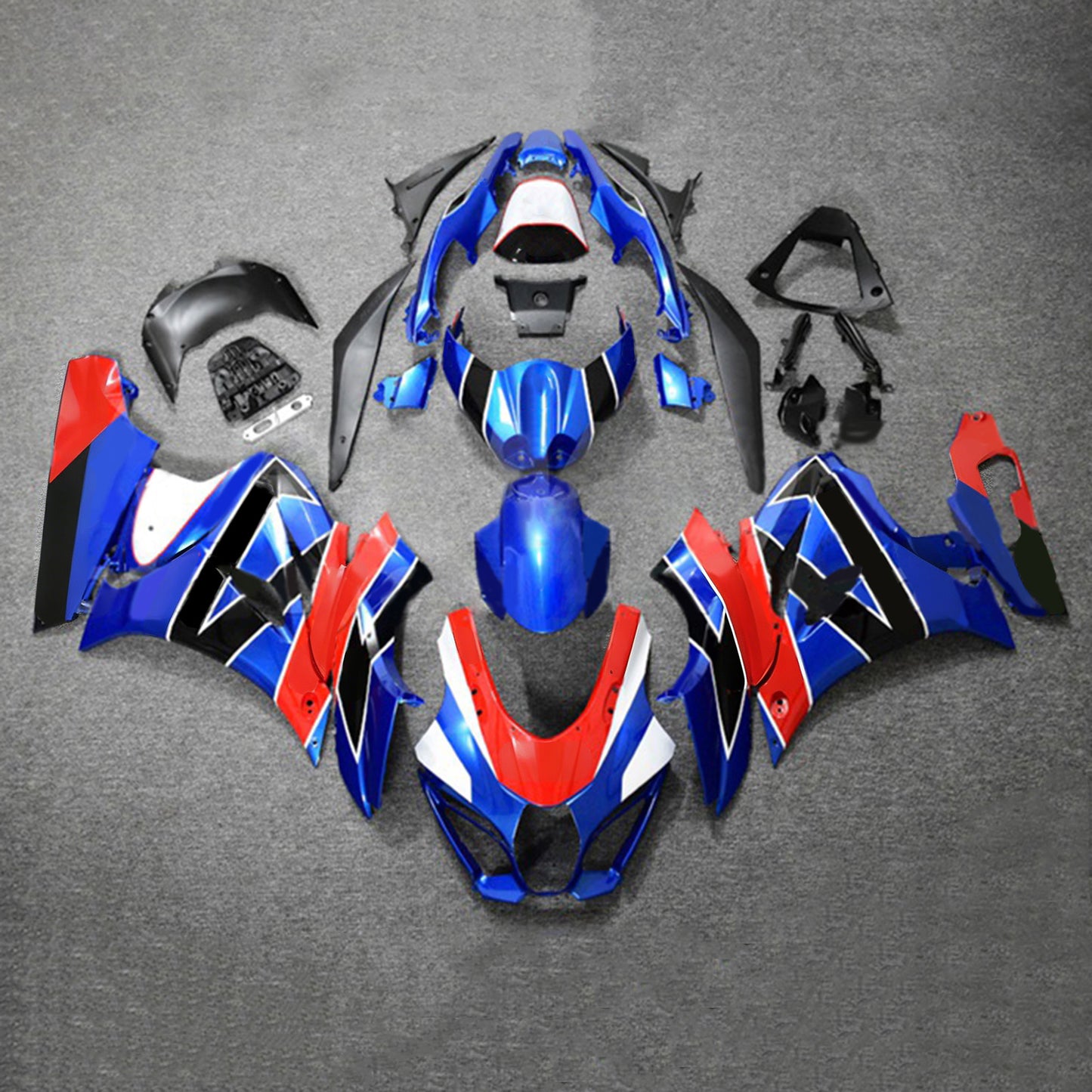 Amotopart Suzuki GSXR1000 2017-2023 K17 Kit carena Carrozzeria Plastica ABS