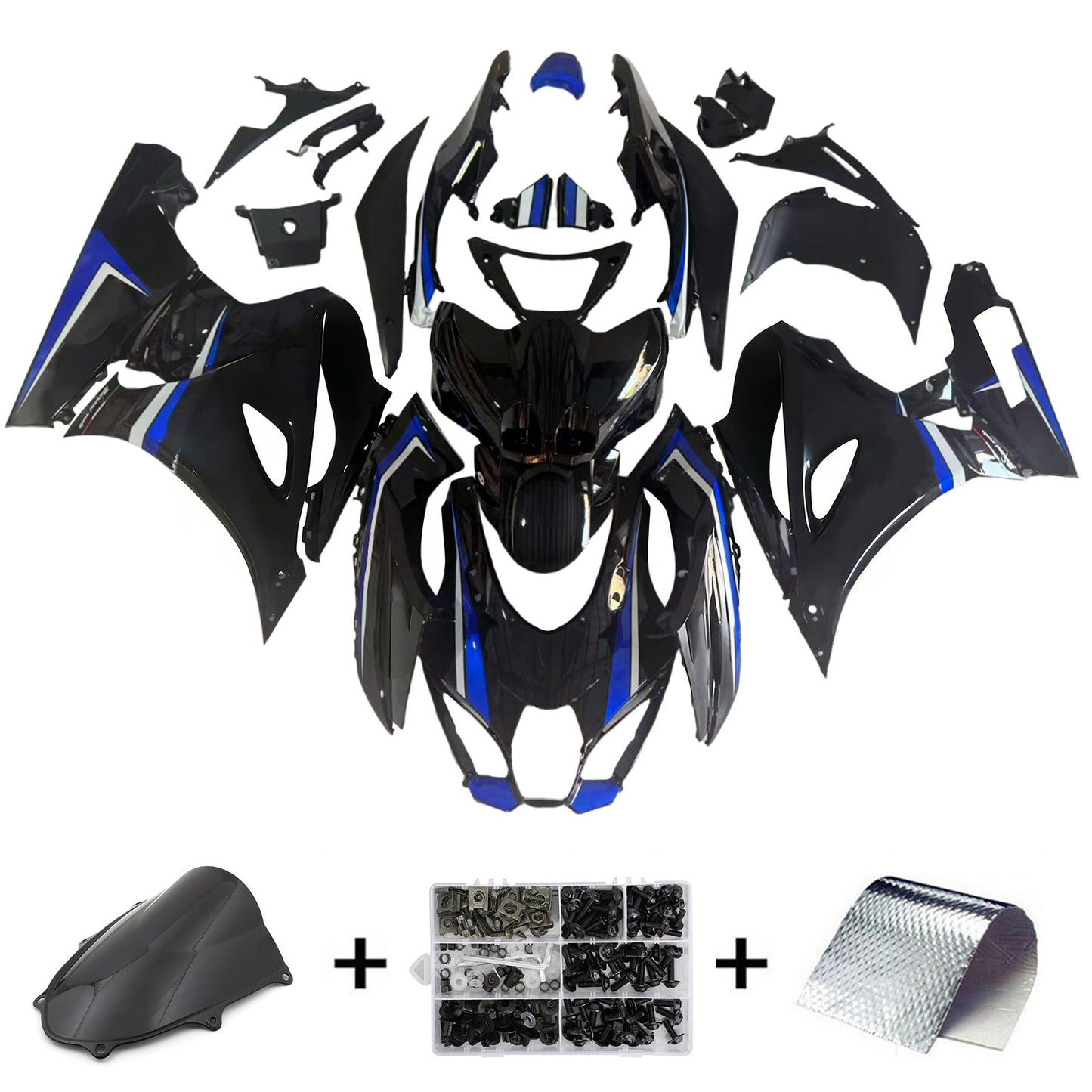 Amotopart Suzuki GSXR1000 2017-2023 K17 Kit carena Carrozzeria Plastica ABS