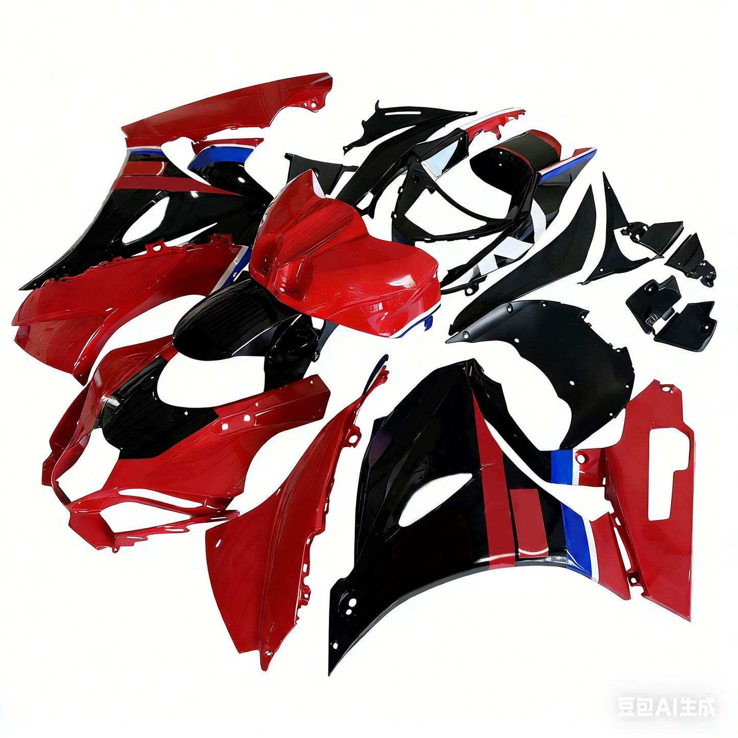 Amotopart Suzuki GSXR1000 2017-2023 K17 Kit carena Carrozzeria Plastica ABS