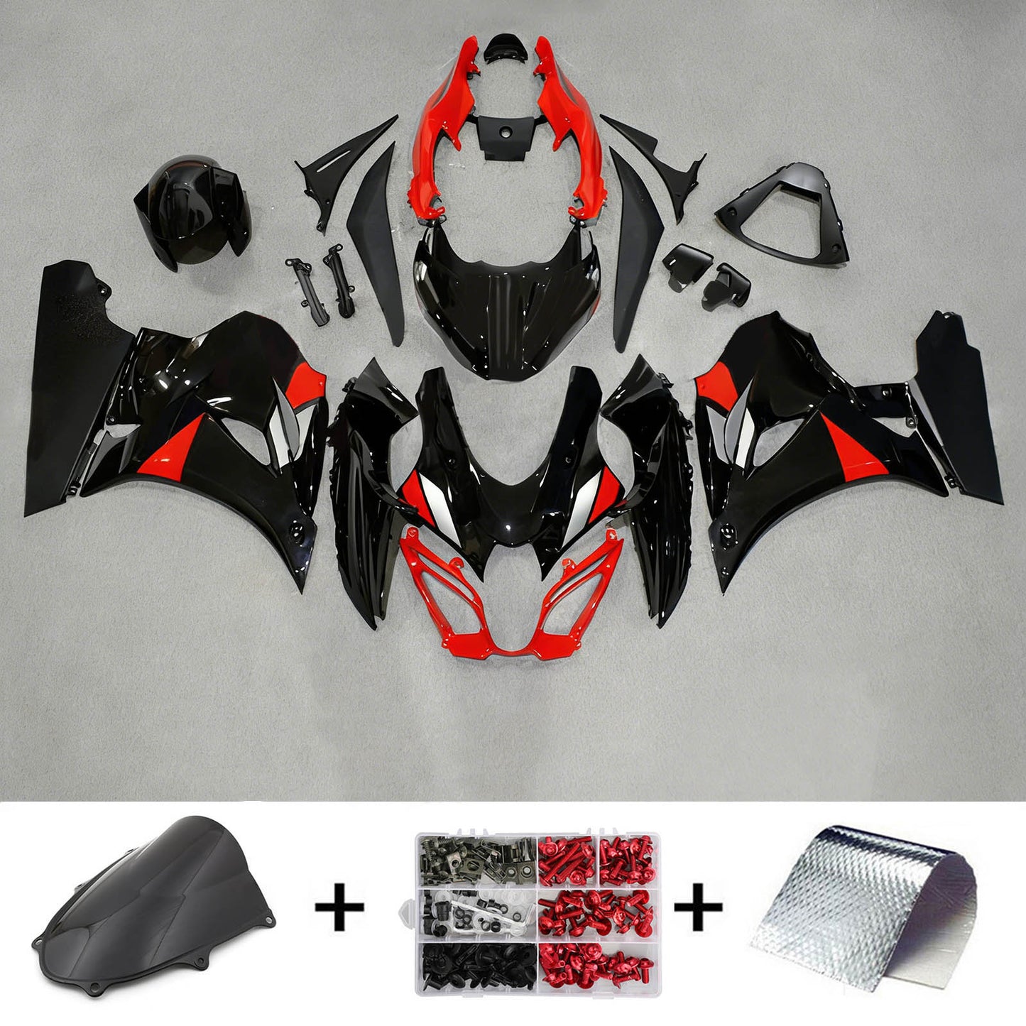 Amotopart Suzuki GSXR1000 2017-2023 K17 Kit carena Carrozzeria Plastica ABS